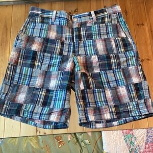 NWOT Cape Madras Plaid Cotton Shorts